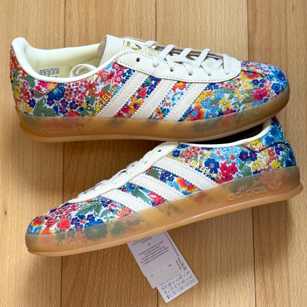 💐 ADIDAS GAZELLE INDOOR x LIBERTY LONDON 💐 - Picture 2 of 6